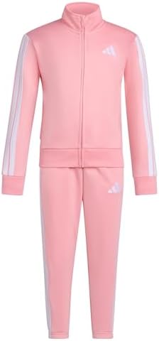 Amazon.com: Adidas Girls Zip Front Classic Tricot Jacket And
